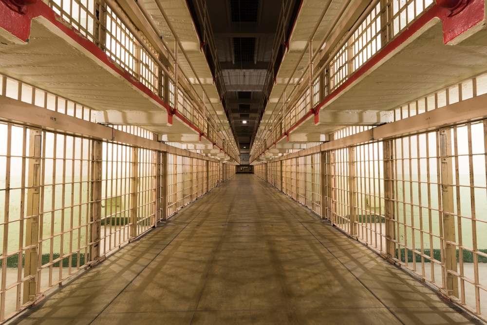 cell block in a prison